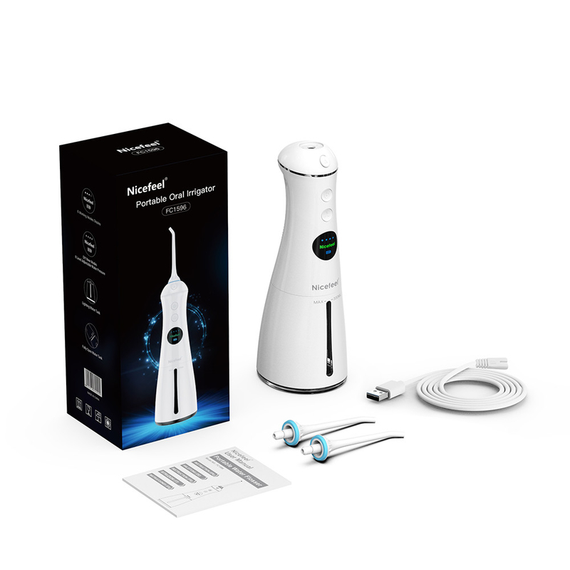6+ dientes orales eléctricos de trabajo de Irrigator de la higiene oral del chorro de agua 300ml de los modos IPX7 que blanquean la seda dental de Flosser del agua