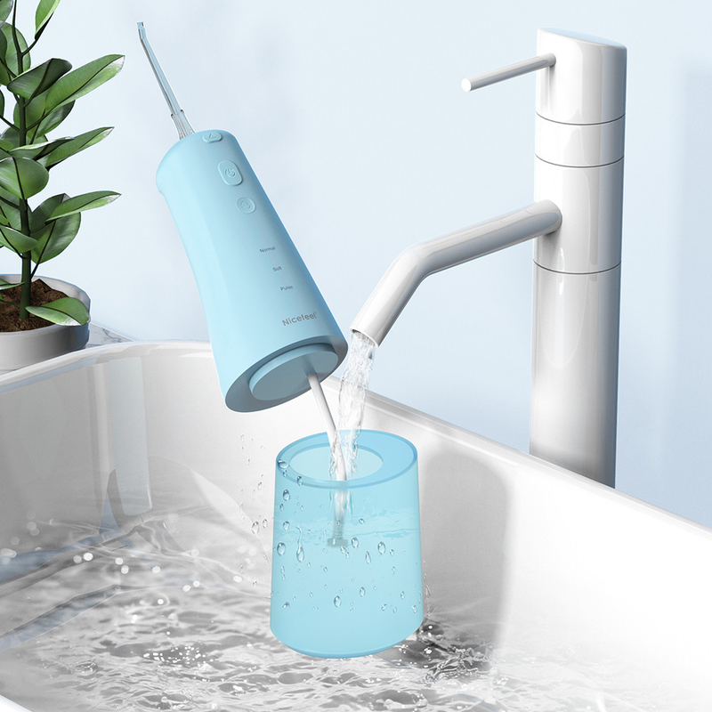 Irrigador oral inalámbrico IPX7 del hilo dental del agua del chorro de agua eléctrico del tanque grande de 300ml