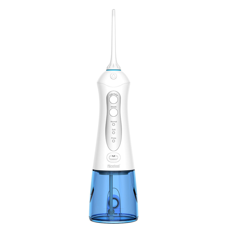 Casos de la extremidad de Nicefeel 300ML 2 portátiles y USB Irrigator oral recargable para el viaje