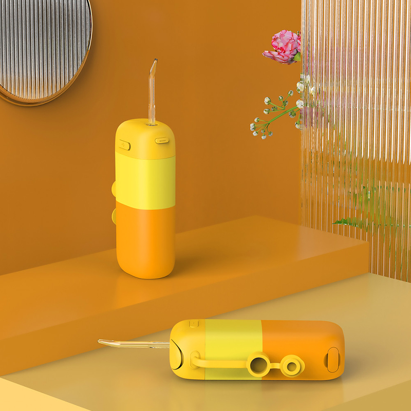 Modos de trabajo de bricolaje Flosser de agua portátil 200ml Chorro eléctrico Mini inalámbrico