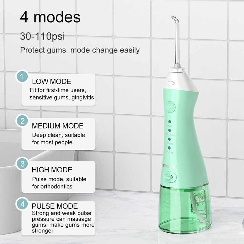 Home Travel 300ML IPX7 Impermeable Inalámbrico Dental Oral Irrigator Portátil
