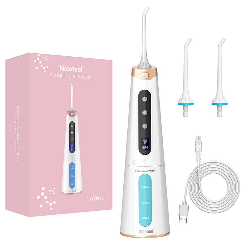 Irrigador oral de agua superóxido inalámbrico 300ML con tres modos