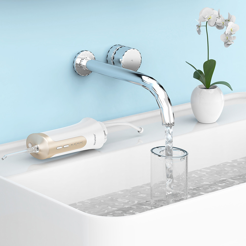 Limpiador oral Jet Cordless Portable Water Flosser eléctrica IPX7 300ml