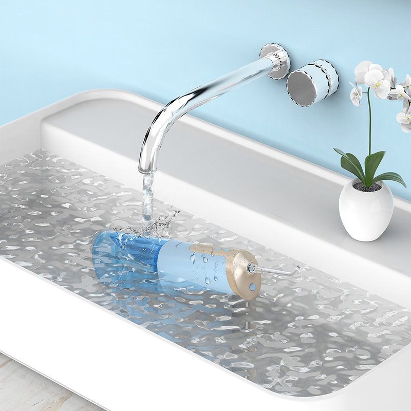 Limpiador oral Jet Cordless Portable Water Flosser eléctrica IPX7 300ml