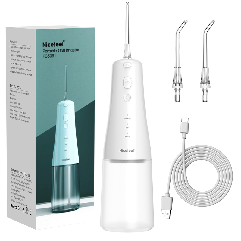 Agua sin cuerda Flosser dental Irrigator oral recargable portátil