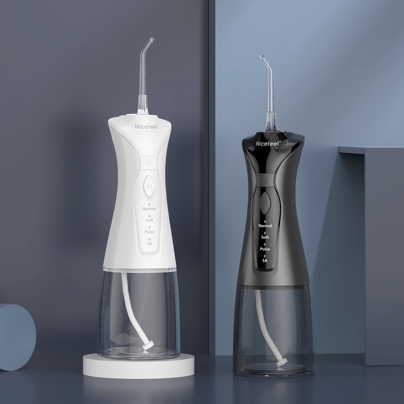 Tipo agua sin cuerda de carga Flosser de Nicefeel del ABS de C 4 horas rápidamente que cargan