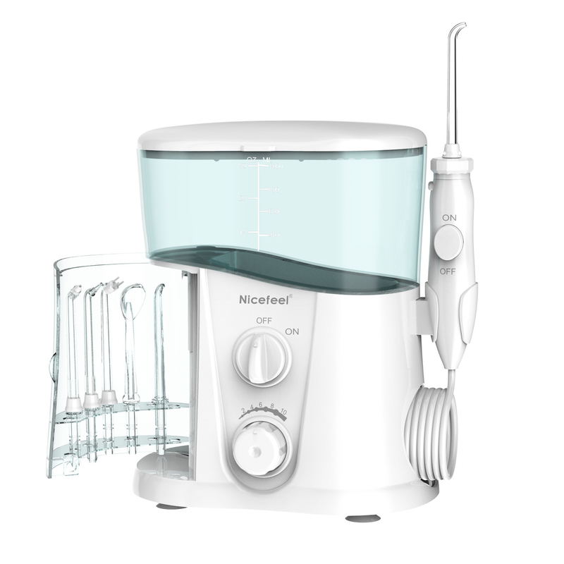 El agua blanca Flosser del tanque con ABS de la categoría alimenticia equipa con inyector para el cuidado oral