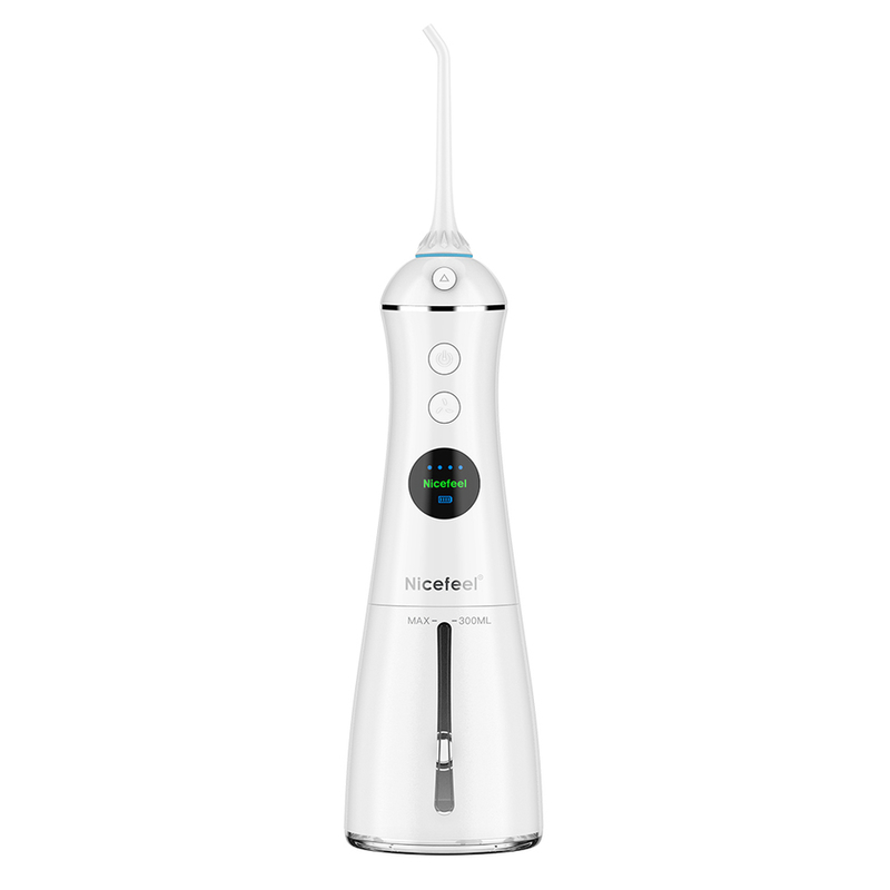 IPX7 impermeable Nicefeel Flosser de agua 2 boquillas 100-240V Voltado