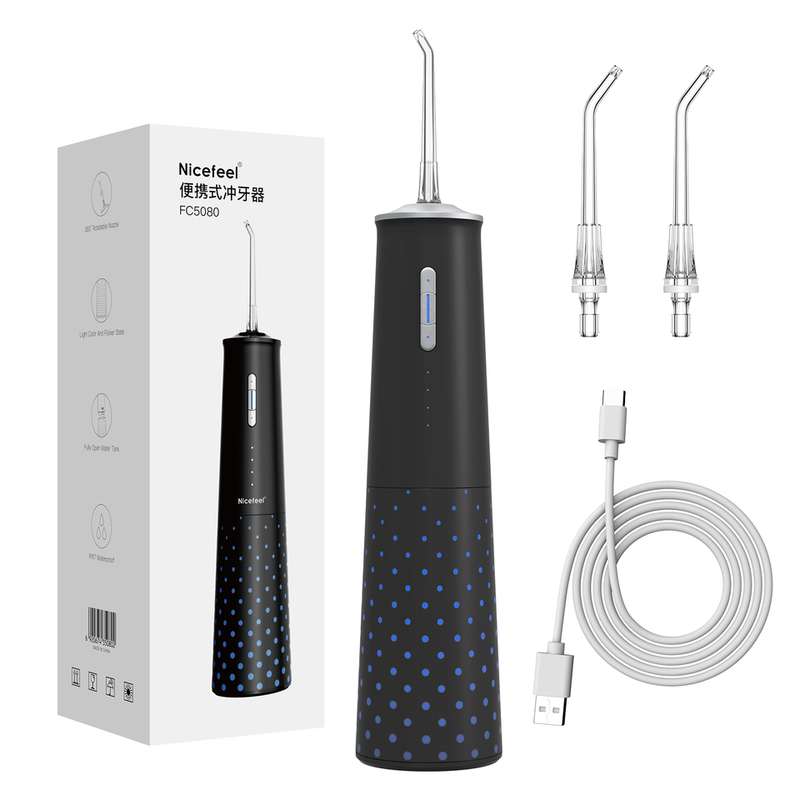 Nicefeel Irrigador Oral Sin Cuerdas con 55-125PSI de Presión de Agua