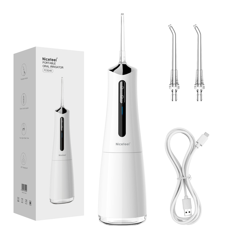 Flosser de agua sin cable de Nicefeel Tecnología ABS para una higiene dental óptima