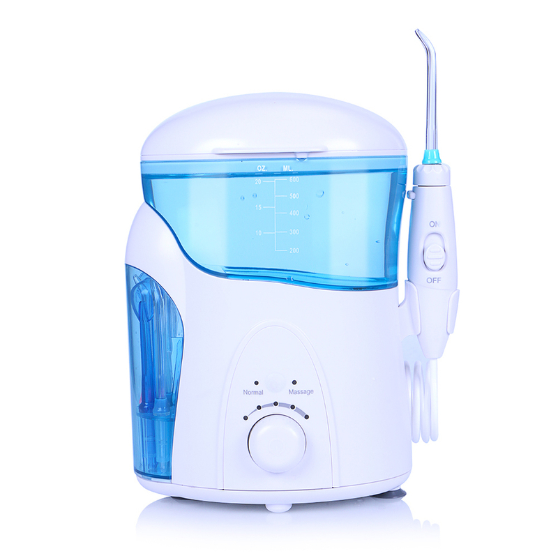 Flosser de agua dental compacto y eficiente 25.5*7.5*7.5cm 4 horas Tiempo de carga