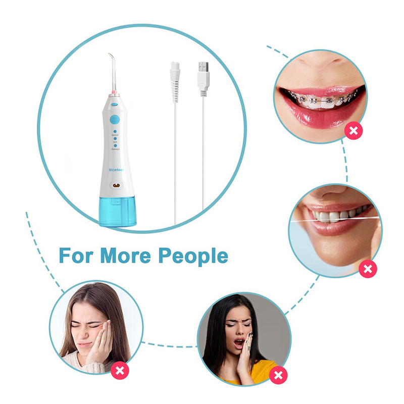 Obtenga una sonrisa saludable con el riego oral familiar: un cepillo de dientes y un flosser