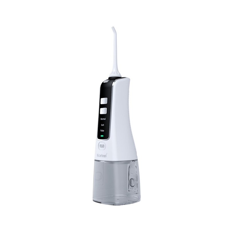 Flosser de agua portátil sin cable con boquilla ABS de grado alimenticio para una higiene oral eficiente