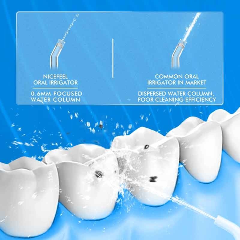 Agua oral sin cuerda dental oral recargable eléctrica portátil Flosser de Irrigator Irrigator del cuidado oral