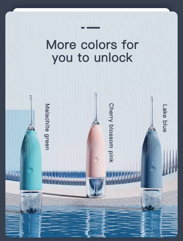800 Mah Battery Oral Water Irrigators que blanquea el agua Jet Pick For Travel