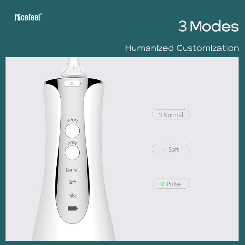Cuidado científico de Flosser del agua de Nicefeel para la salud oral Irrigator oral portátil