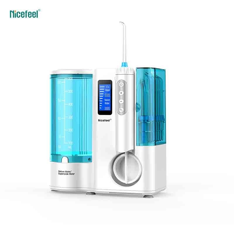 encimera Nicefeel Irrigator oral del tanque 600ml para el cuidado oral diario