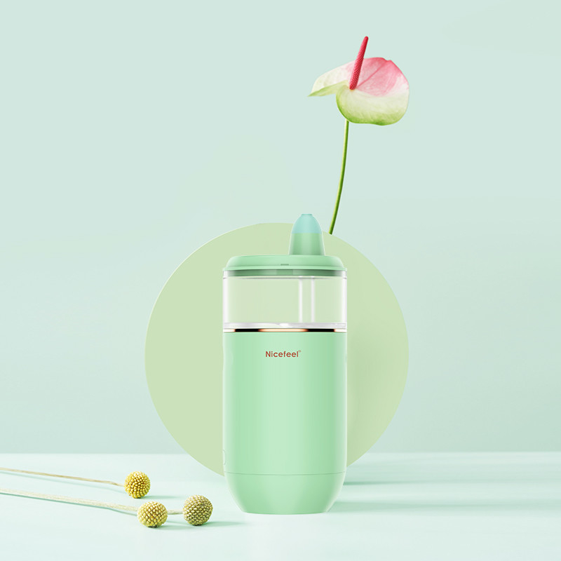 Nicefeel tres modos de trabajo utiliza diariamente Irrigator nasal eléctrico con el tanque 40ml
